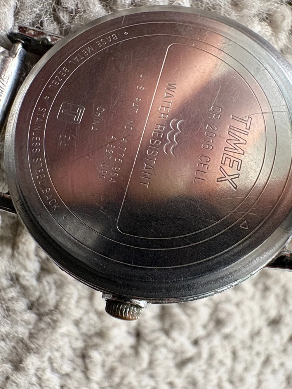 Timex Silver White Dial Men's Stretch Bracelet Watch